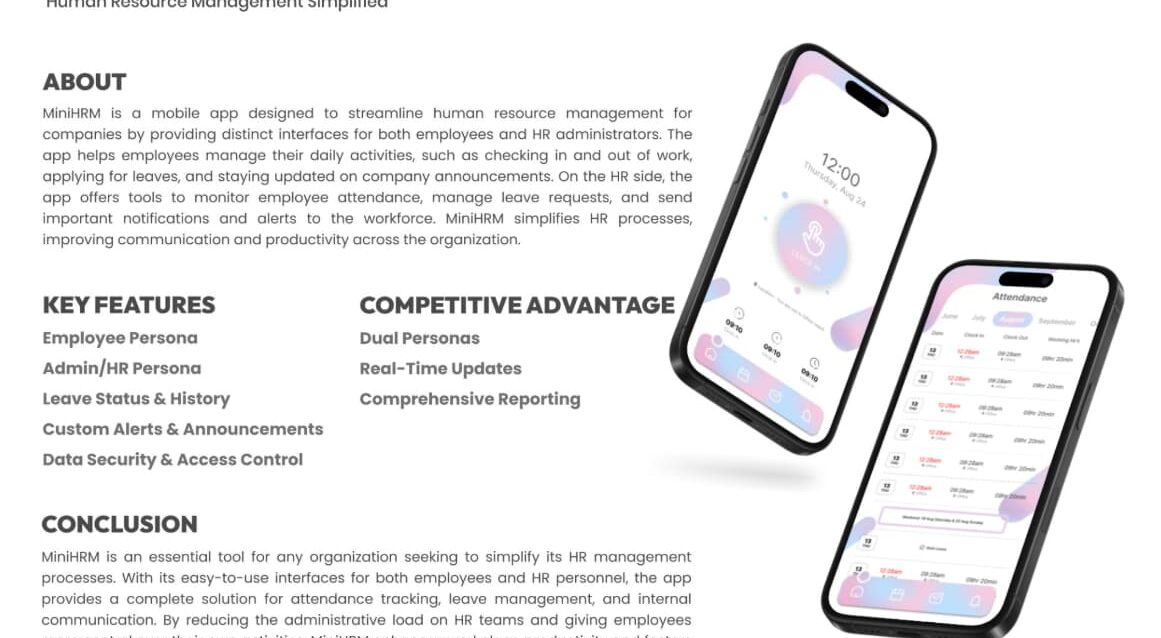 MiniHRM MiniHRM - Streamlined Human Resource Management
