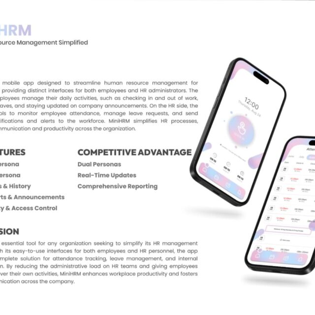 MiniHRM - Streamlined Human Resource Management