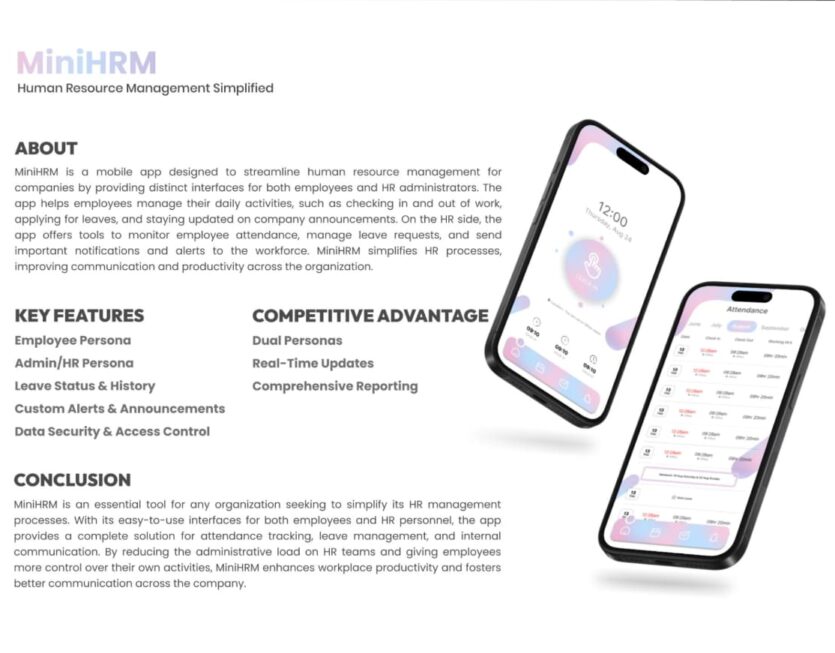 MiniHRM MiniHRM - Streamlined Human Resource Management